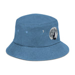 Denim bucket hat